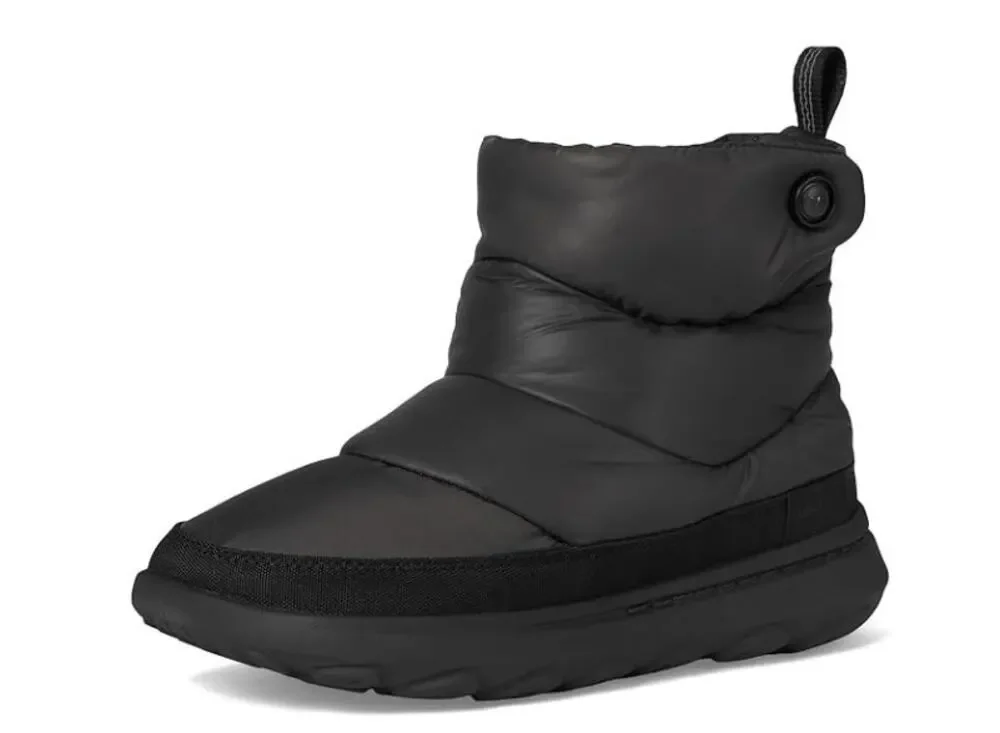 Merrell Womens Hut Moc 2 Quilted Snow Boots Size 8 M Black Lightweight Snap NIB